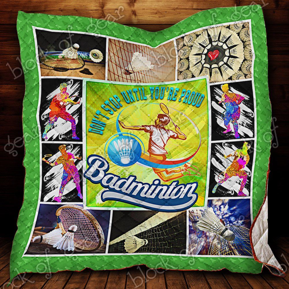 Keep Playing Badminton Quilt Ttl155 Dhc11123626Dd