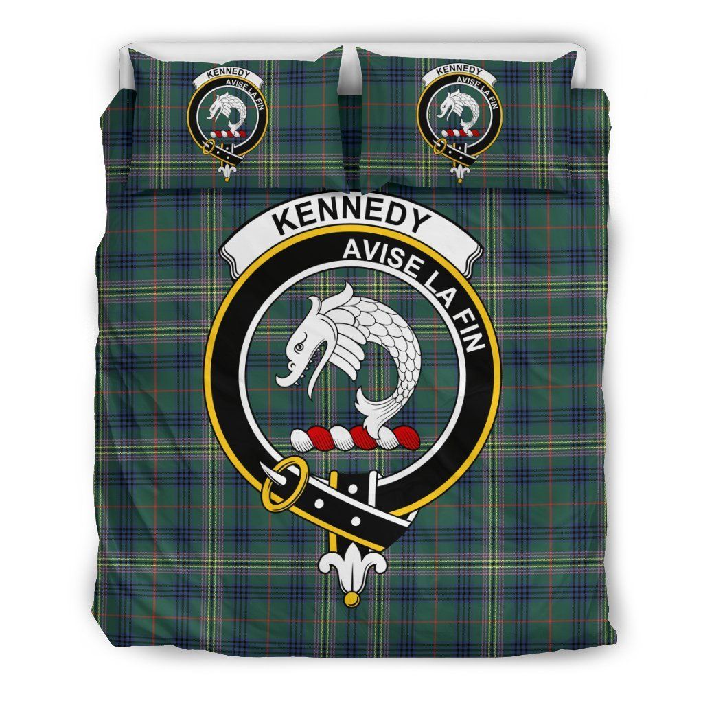 Kennedy Clan Badge Tartan Bedding Set