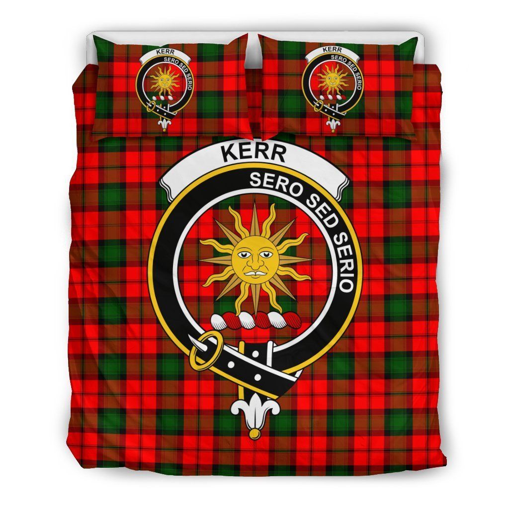 Kerr Clan Badge Tartan Bedding Set