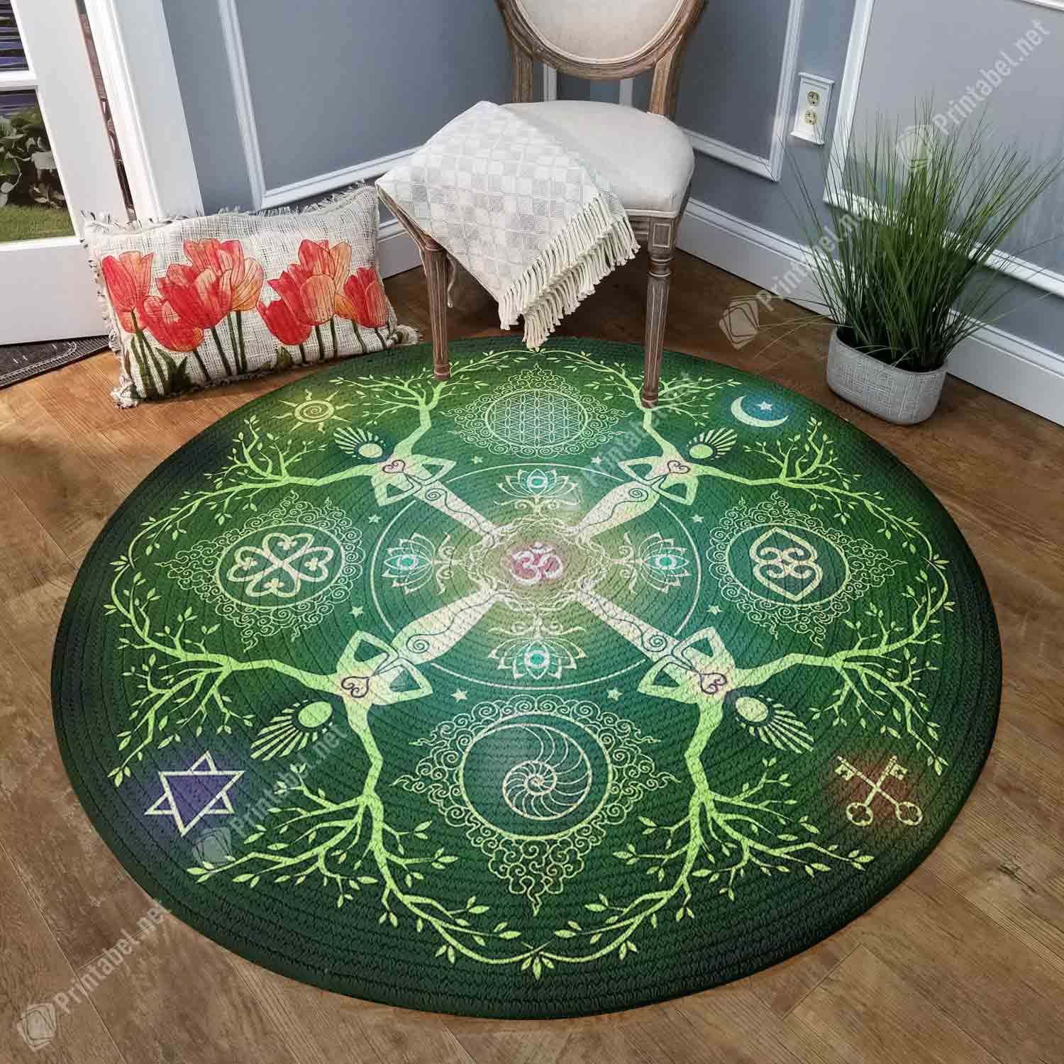 Key To Heaven Round Carpet