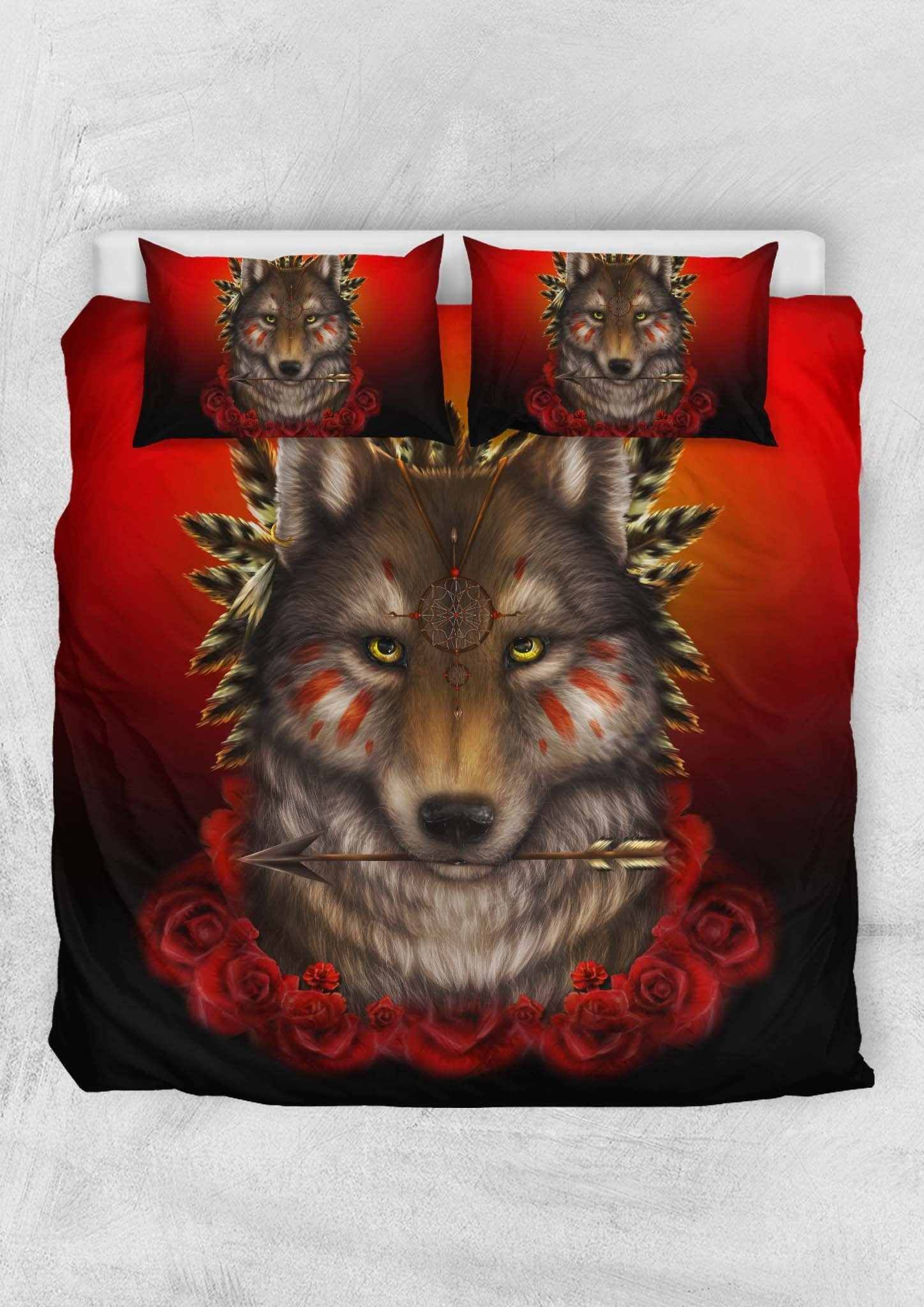 Khalia’s Wolf Warrior  Bedding Set
