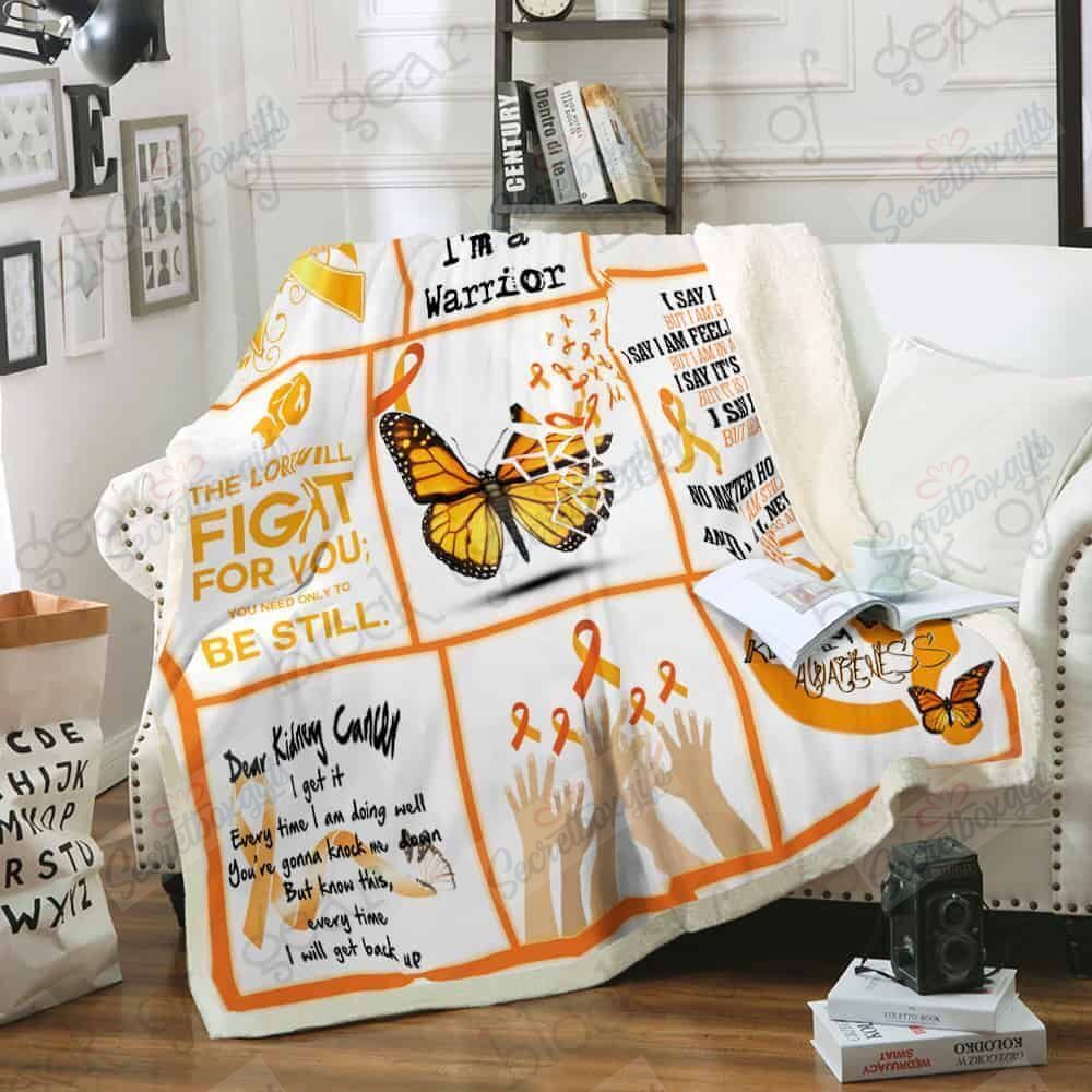 Kidney Cancer Awareness Fleece Blanket