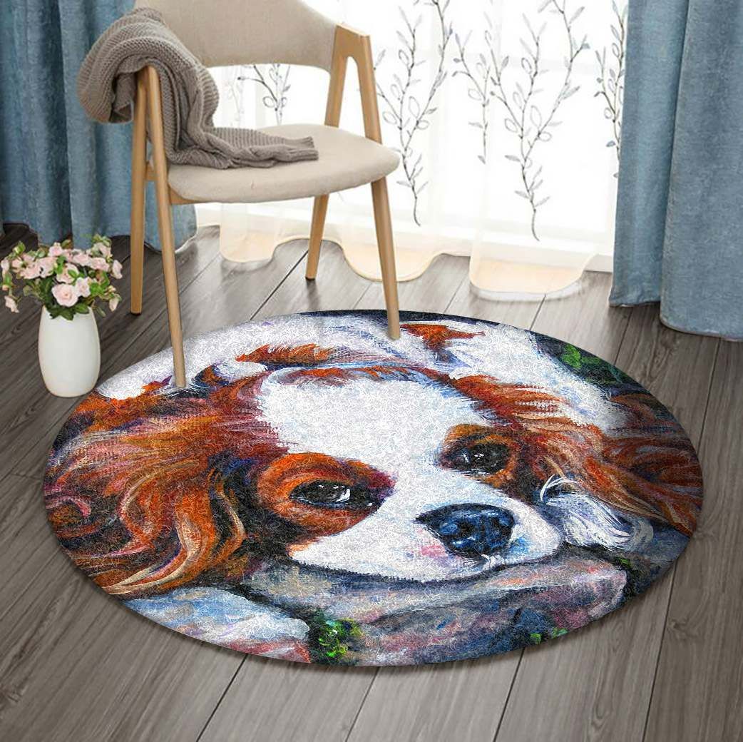 King Charles Round Carpet