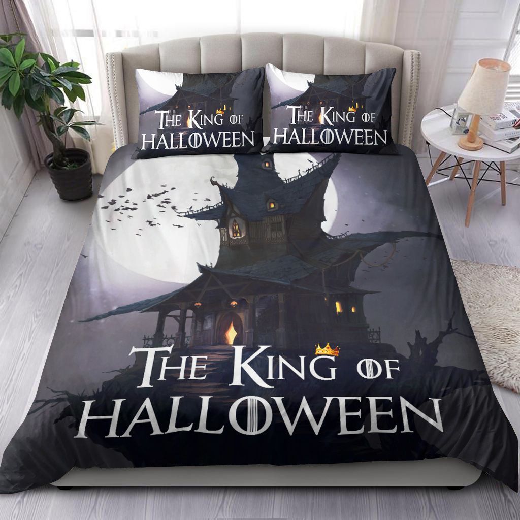 King Of Halloween Castle Bedding Set
