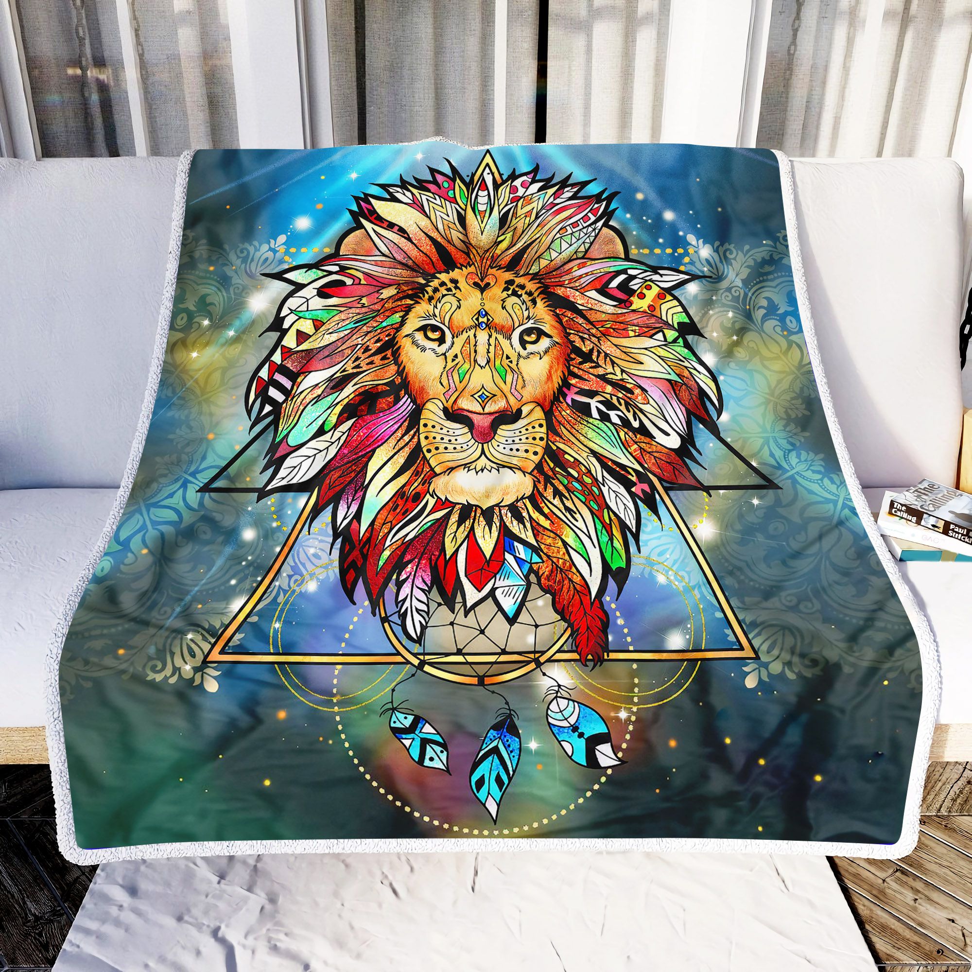 King Of Lion Fleece Blanket