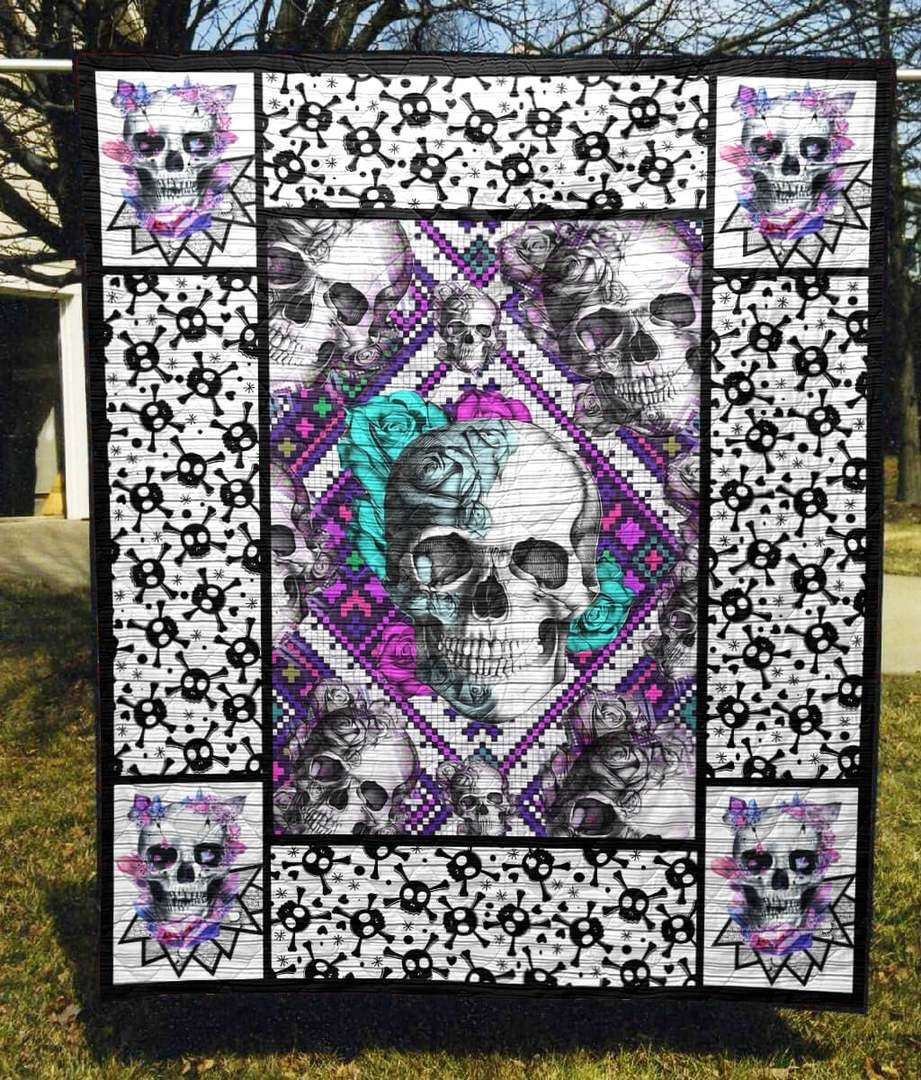 King Skull PKT240626 Quilt Blanket
