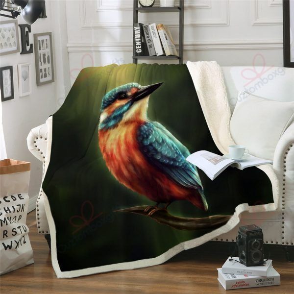 Kingfisher Fleece Blanket