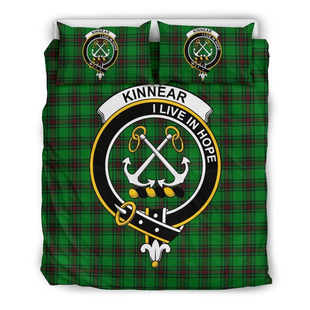 Kinnear Clan Badge Tartan Bedding Set