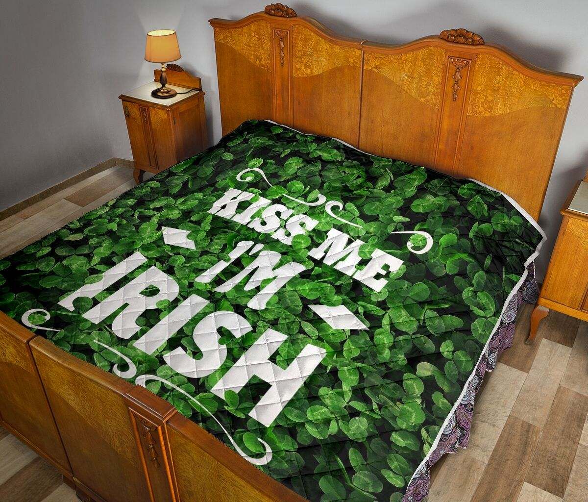 KISS ME I’M IRISH QUILT DHC281111444DD
