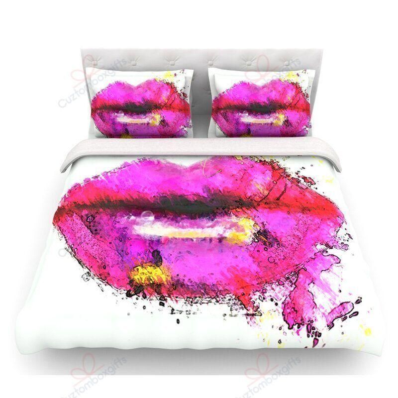 Kiss Me Printed Bedding Set