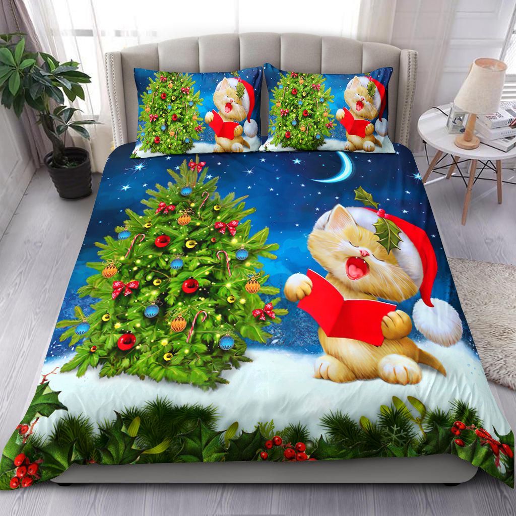 Kitten Singing Chant Bedding Set