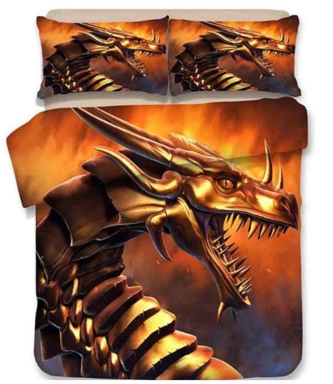 Knight Dragon Bedding Set