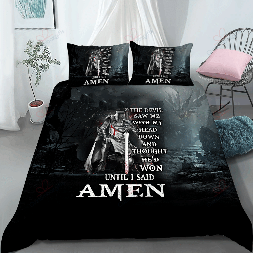 Knight Templar Bedding Set