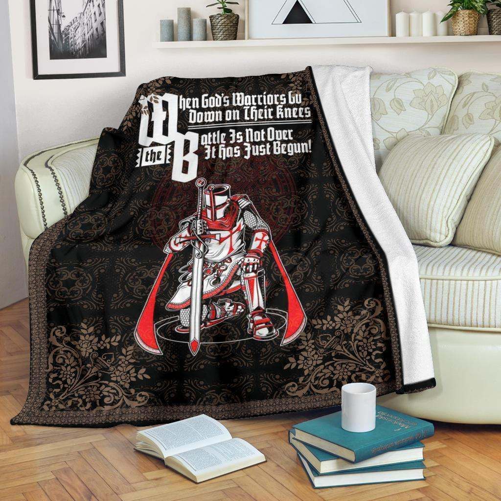 Knight Templar Just Begun Sherpa Fleece Blanket