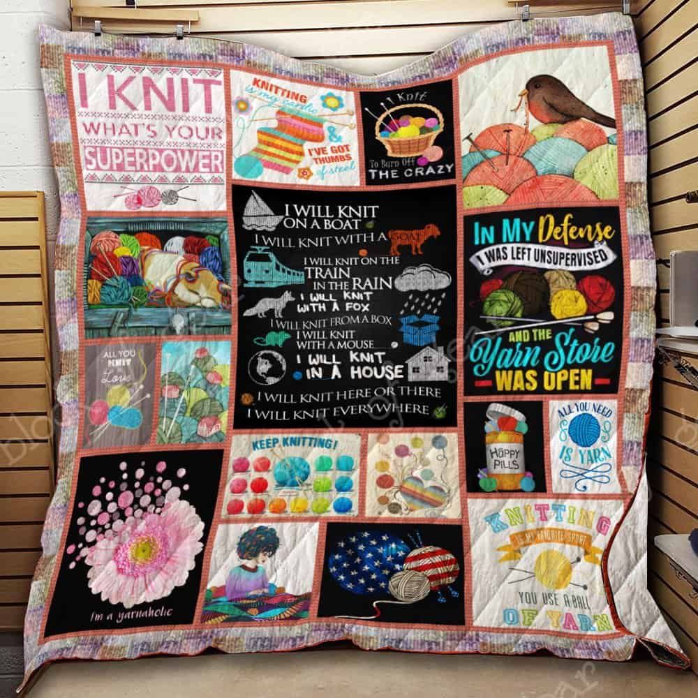 Knitting GS-CL-NT3010 Quilt Blanket
