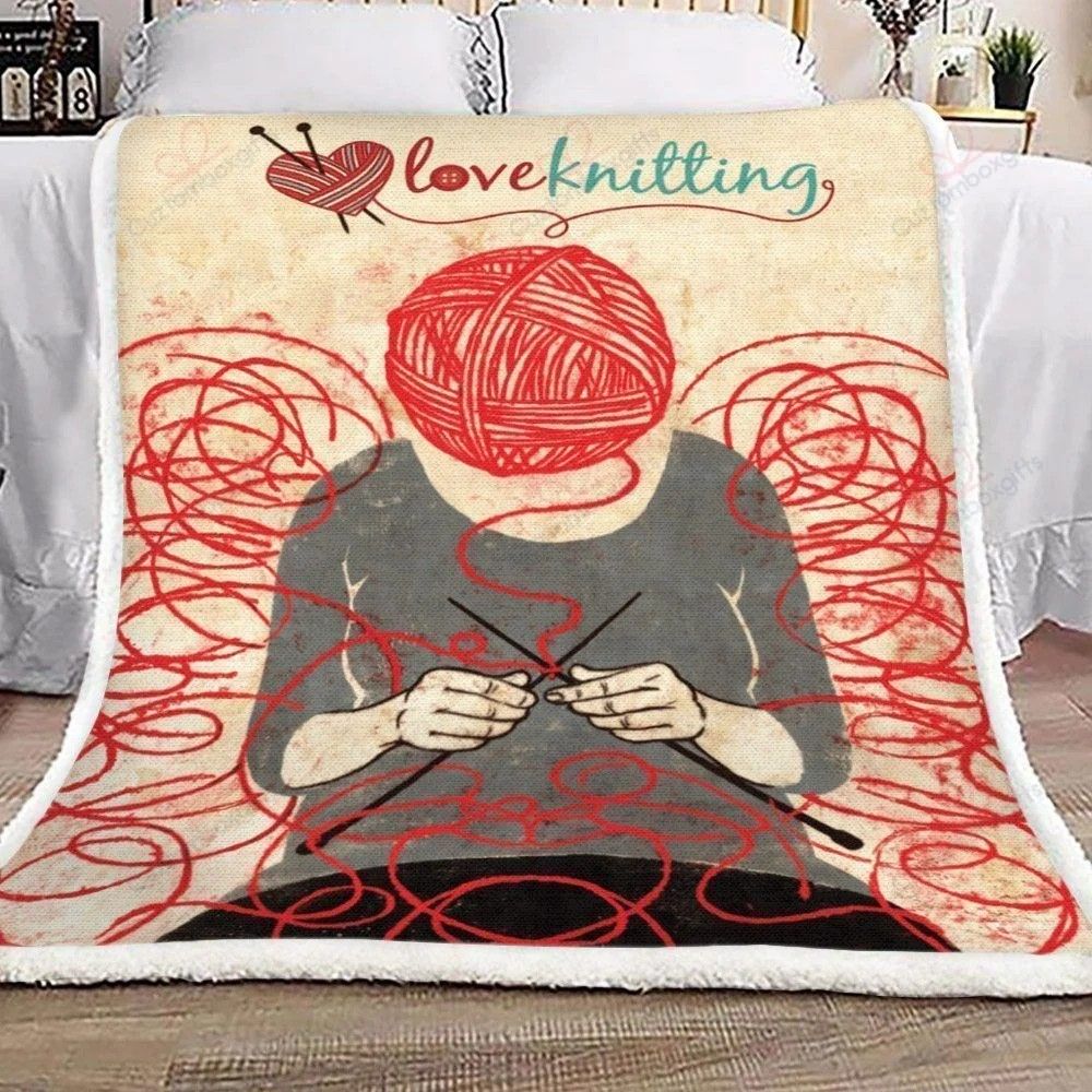 Knitting Fleece Blanket