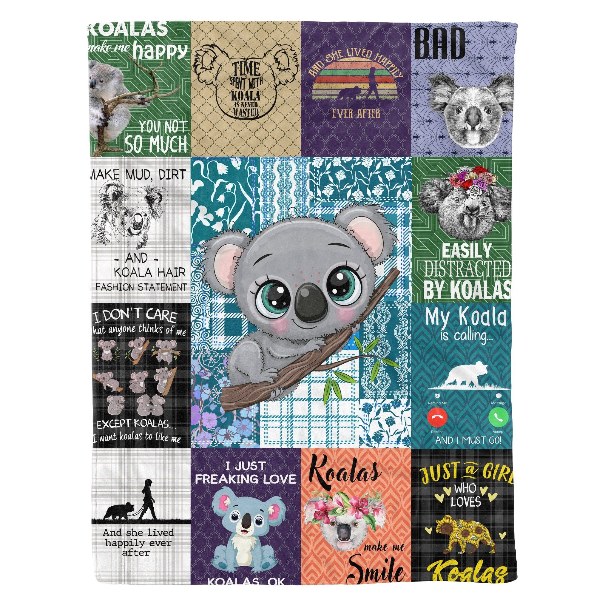 Koala Fleece Blanket