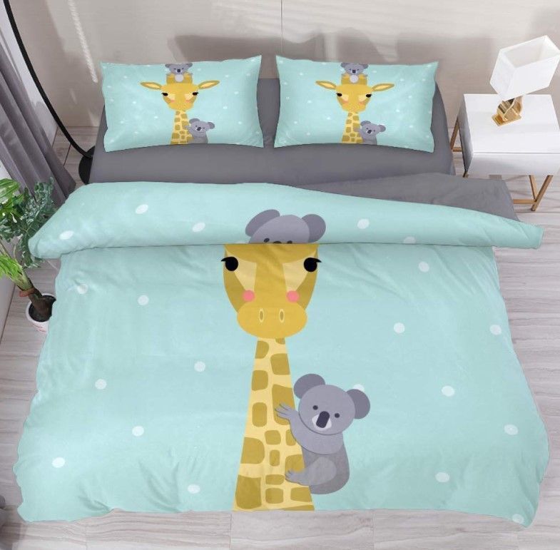 Koala Giraffe Bedding Set