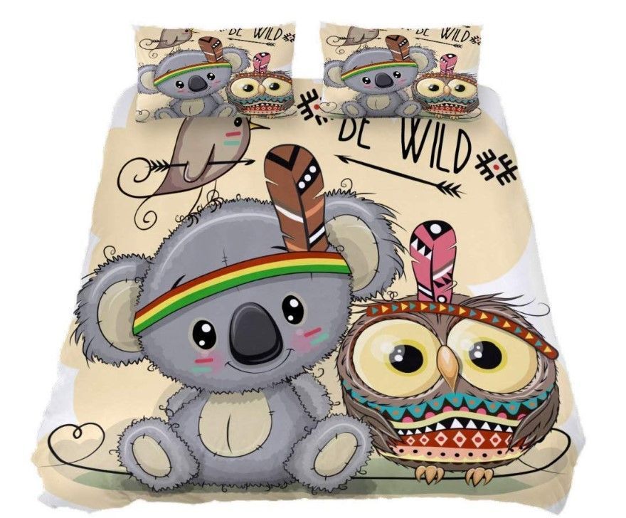 Koala Native Owl Bedding Set