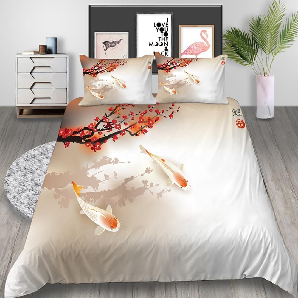 Koi Chinese Bedding Set