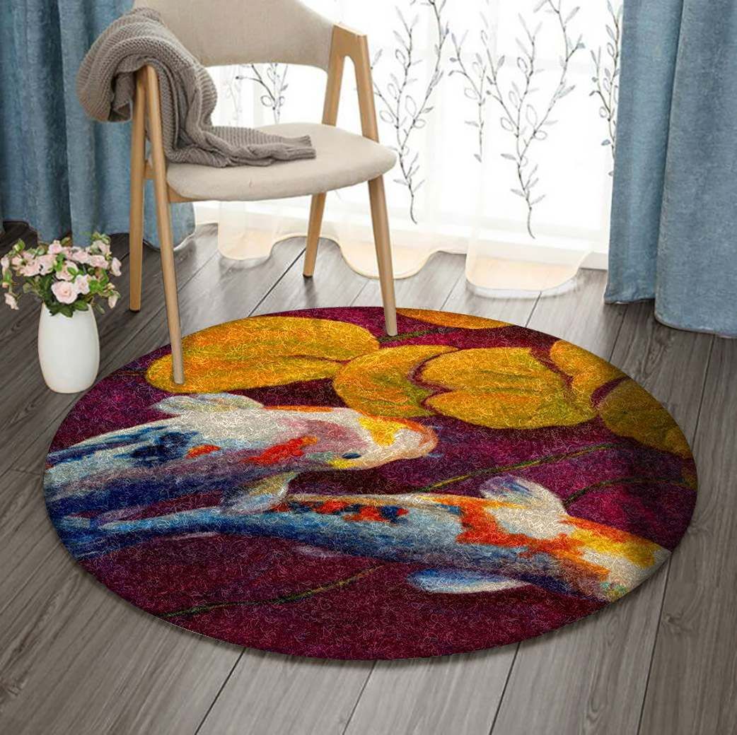 Koi Round Carpet