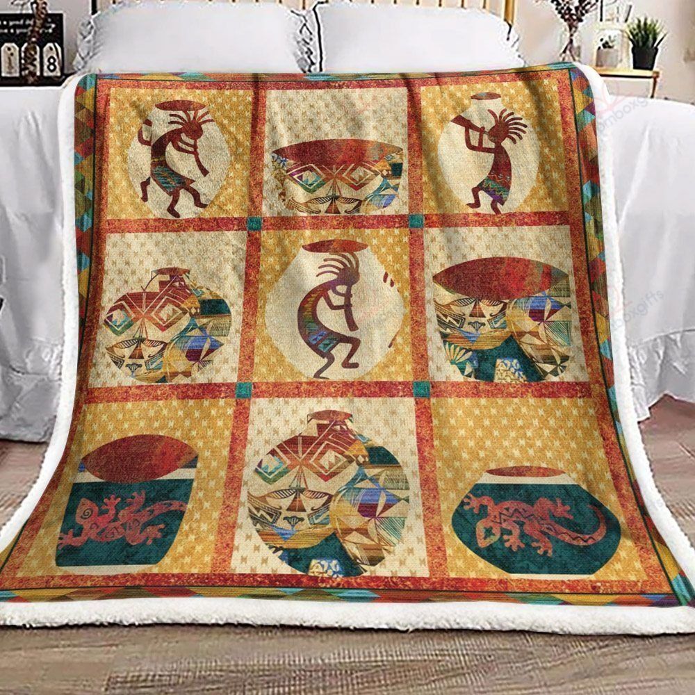 Kokopelli Fleece Blanket