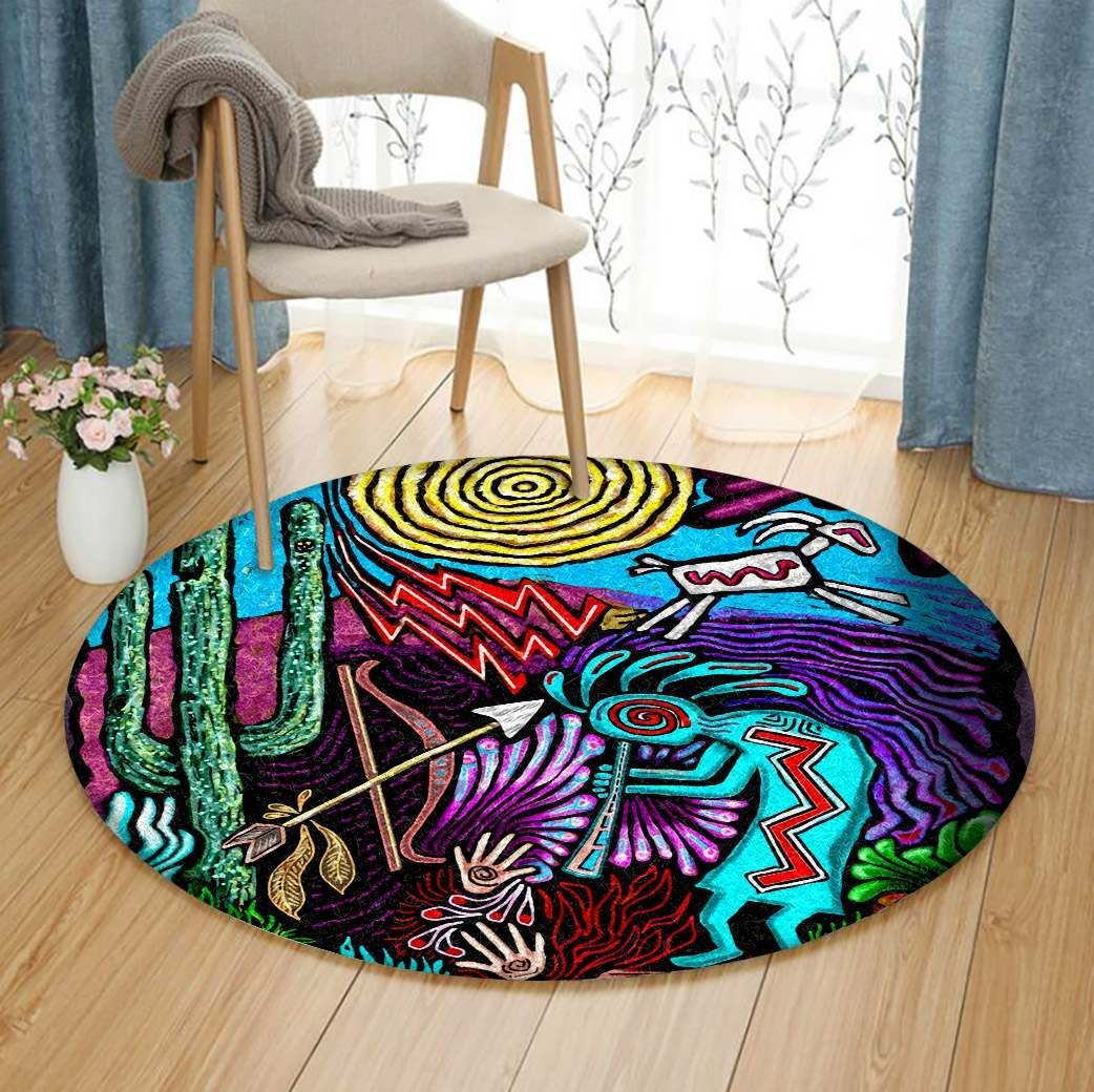 Kokopelli Round Carpet