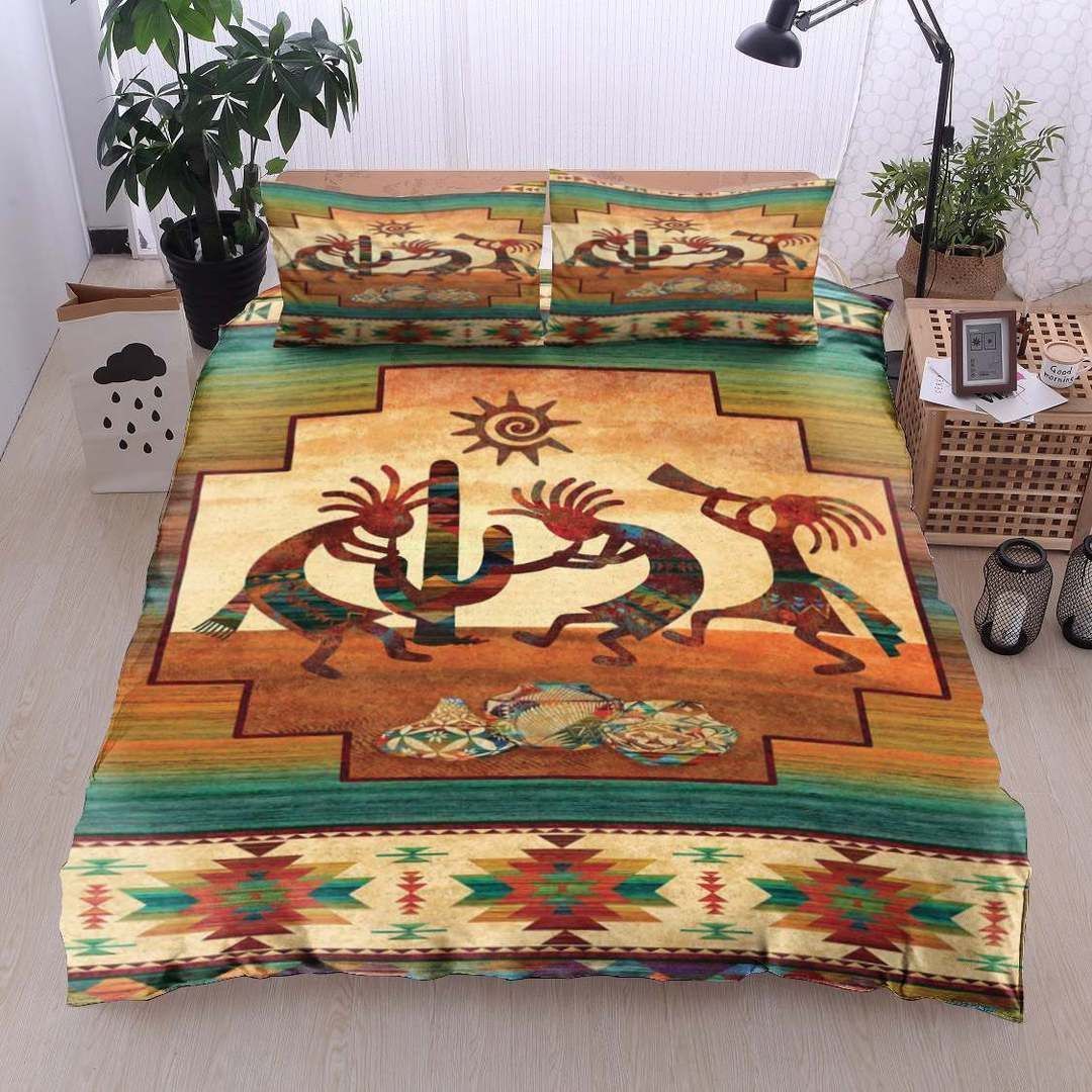 Kokopelli Sunset Native American Bedding Set