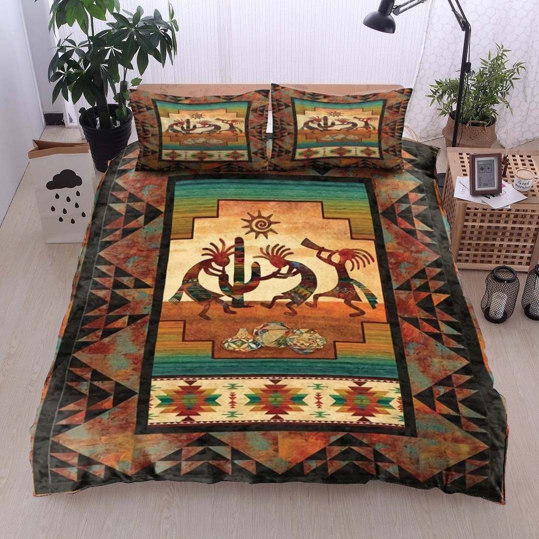 Kokopelli Sunset Native American Bedding Set