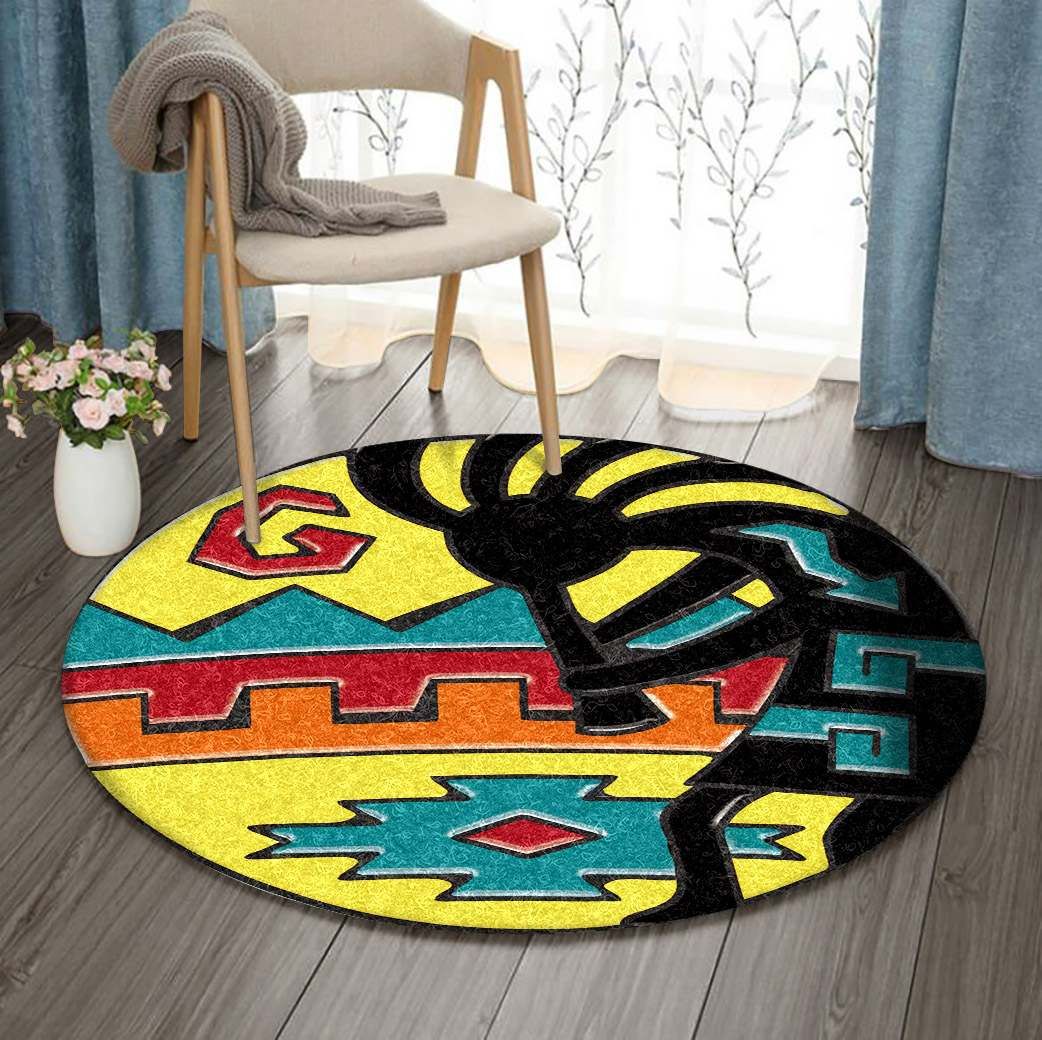 Kokopelli Round Carpet