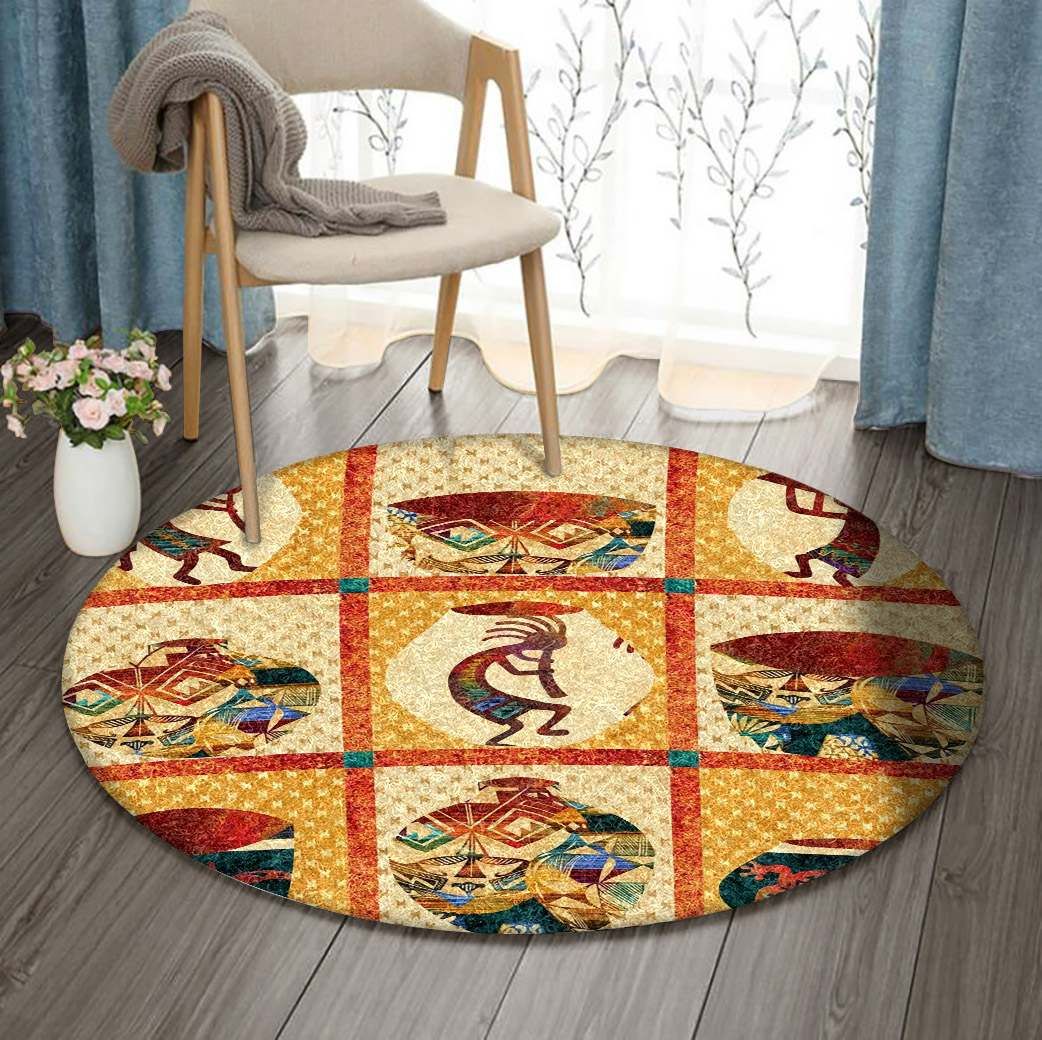 Kokopelli Round Carpet