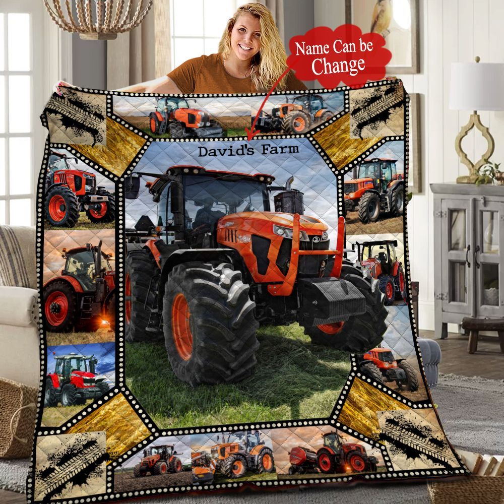 Kubota Personalized Quilt Blanket HHH080601NH