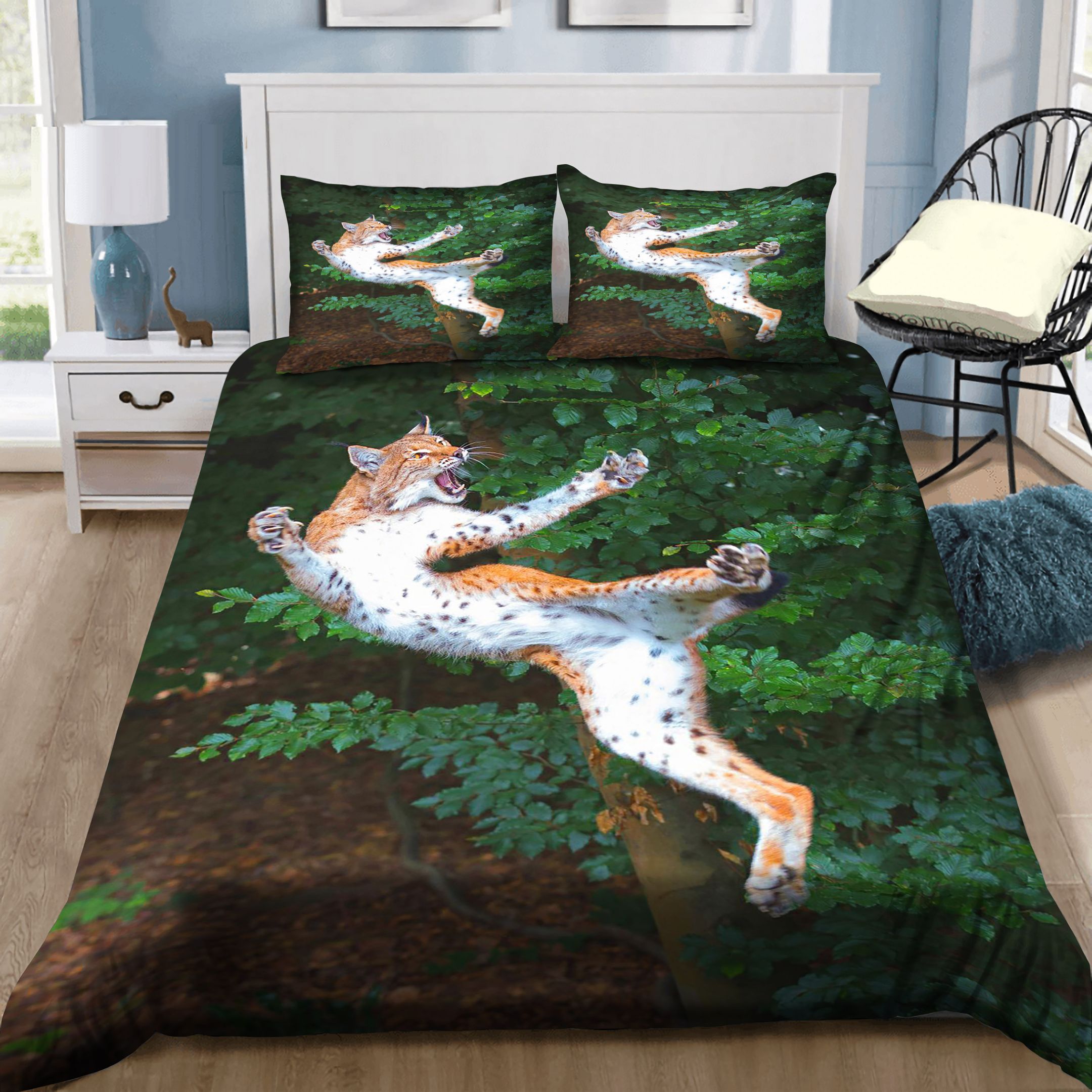 Kungfu Tiger Funny Animal Bedding Set