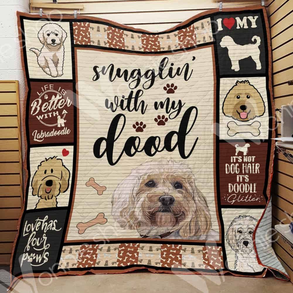 Labradoodle Dog 3 GS-CL-LD0611 Quilt Blanket