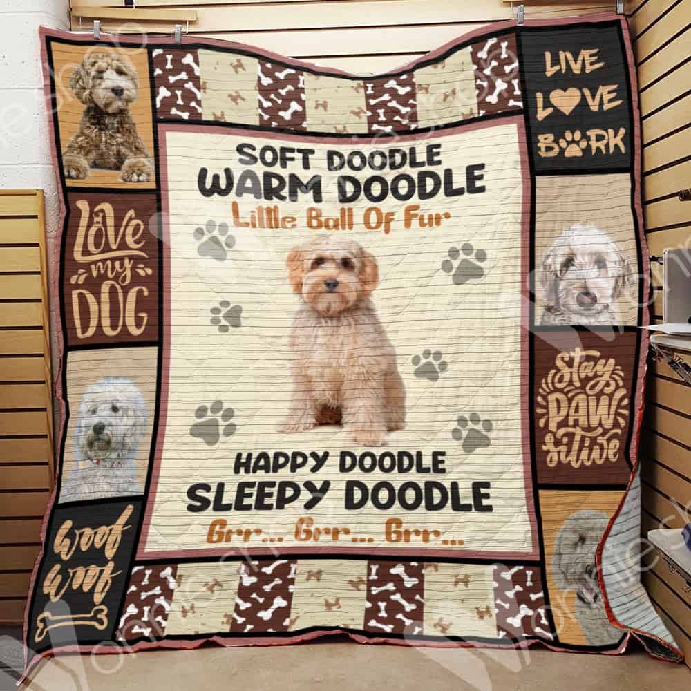 Labradoodle Dog Quilt Blanket DHC0102610TD