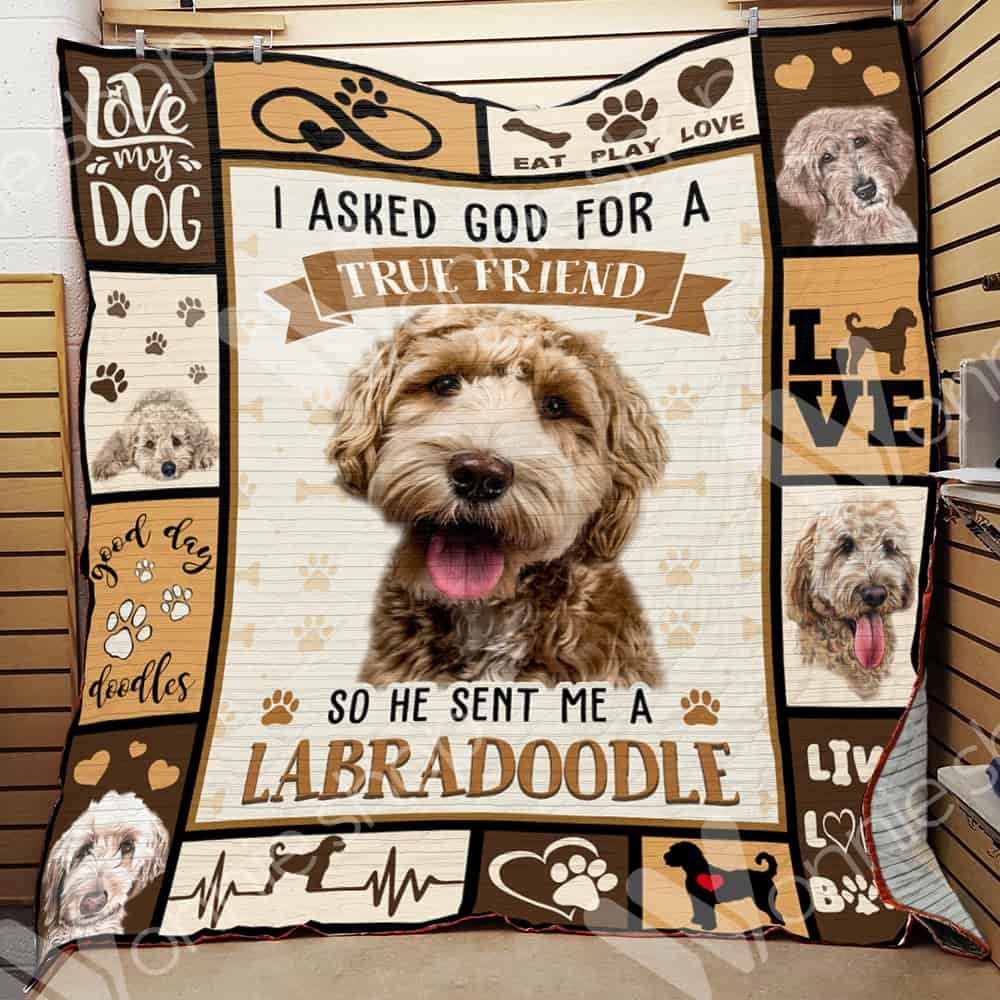 Labradoodle Dog Quilt Blanket DHC0102620TD