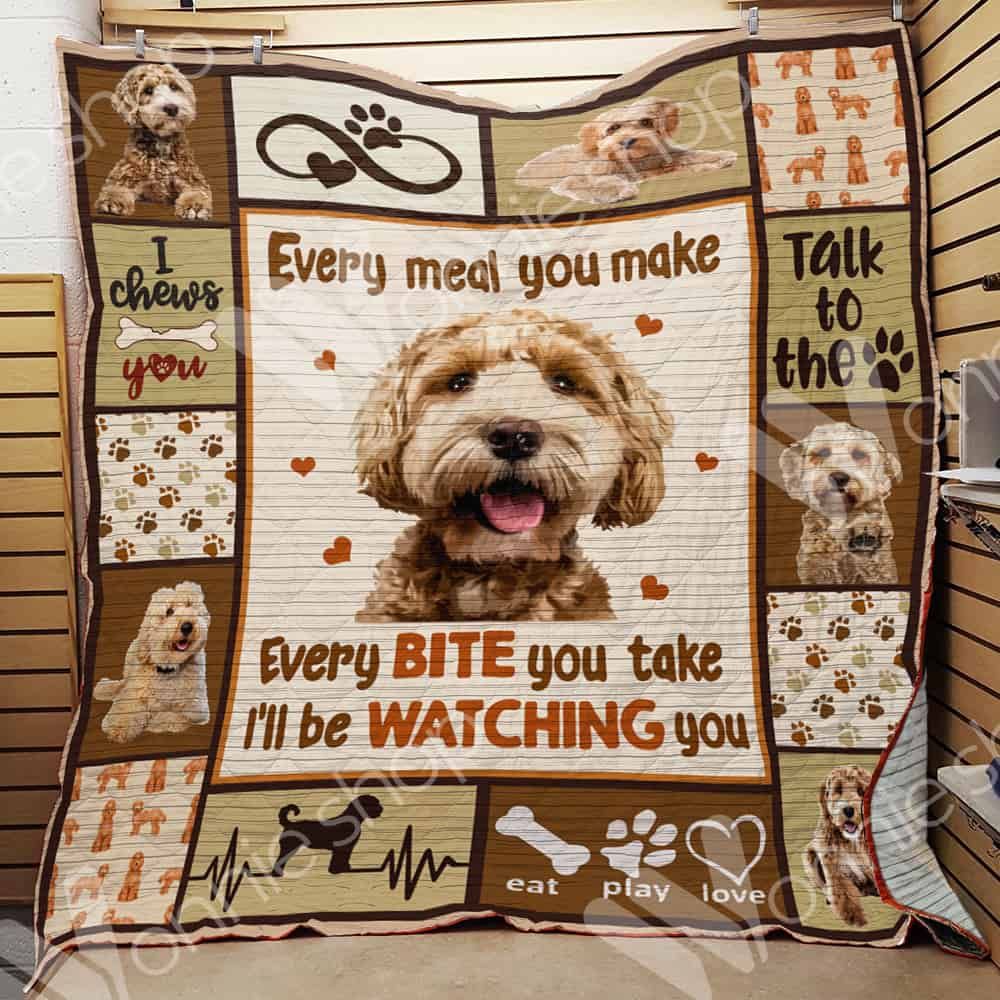 Labradoodle Dog Quilt Blanket DHC0102684TD