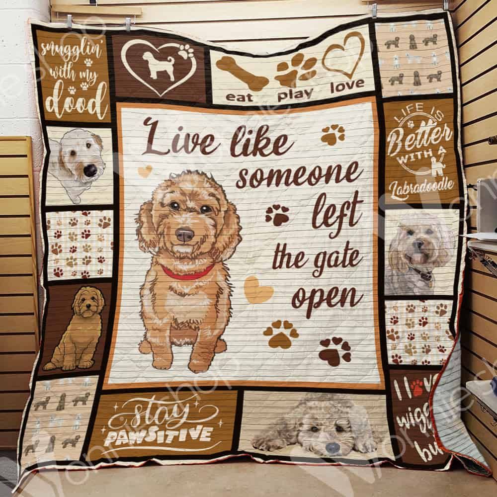 Labradoodle Dog Quilt Blanket DHC0102878TD