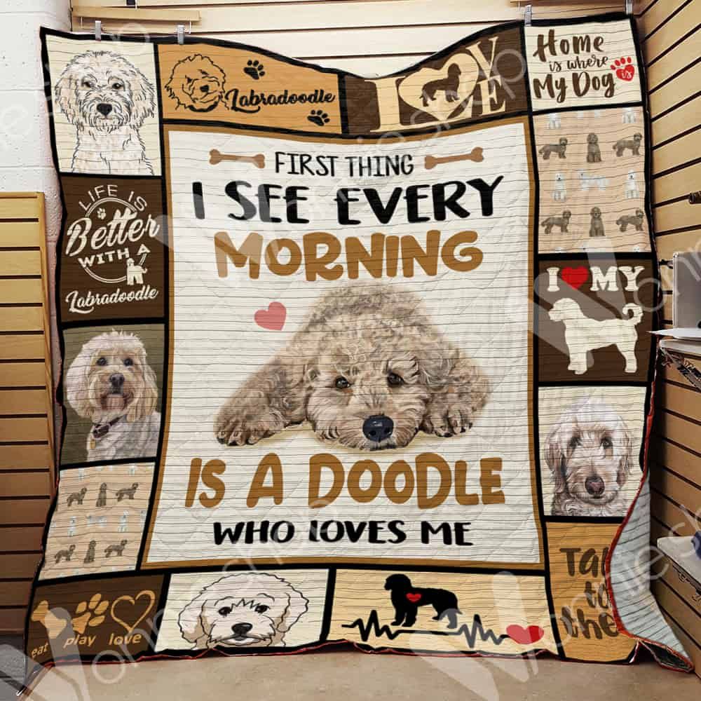 Labradoodle Dog Quilt Blanket DHC05021263TD