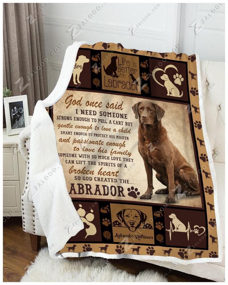 Labrador – Best Gift Your Love Labrador Fleece Blanket
