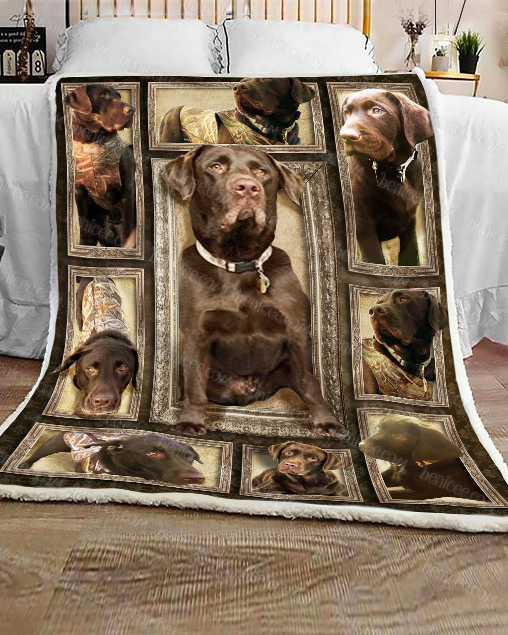 Labrador Brown 3d Blanket Gift For Labrador Brown Lovers