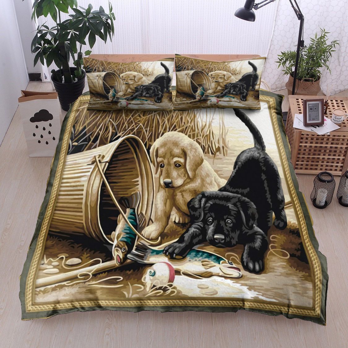 Labrador Dog Bedding Set