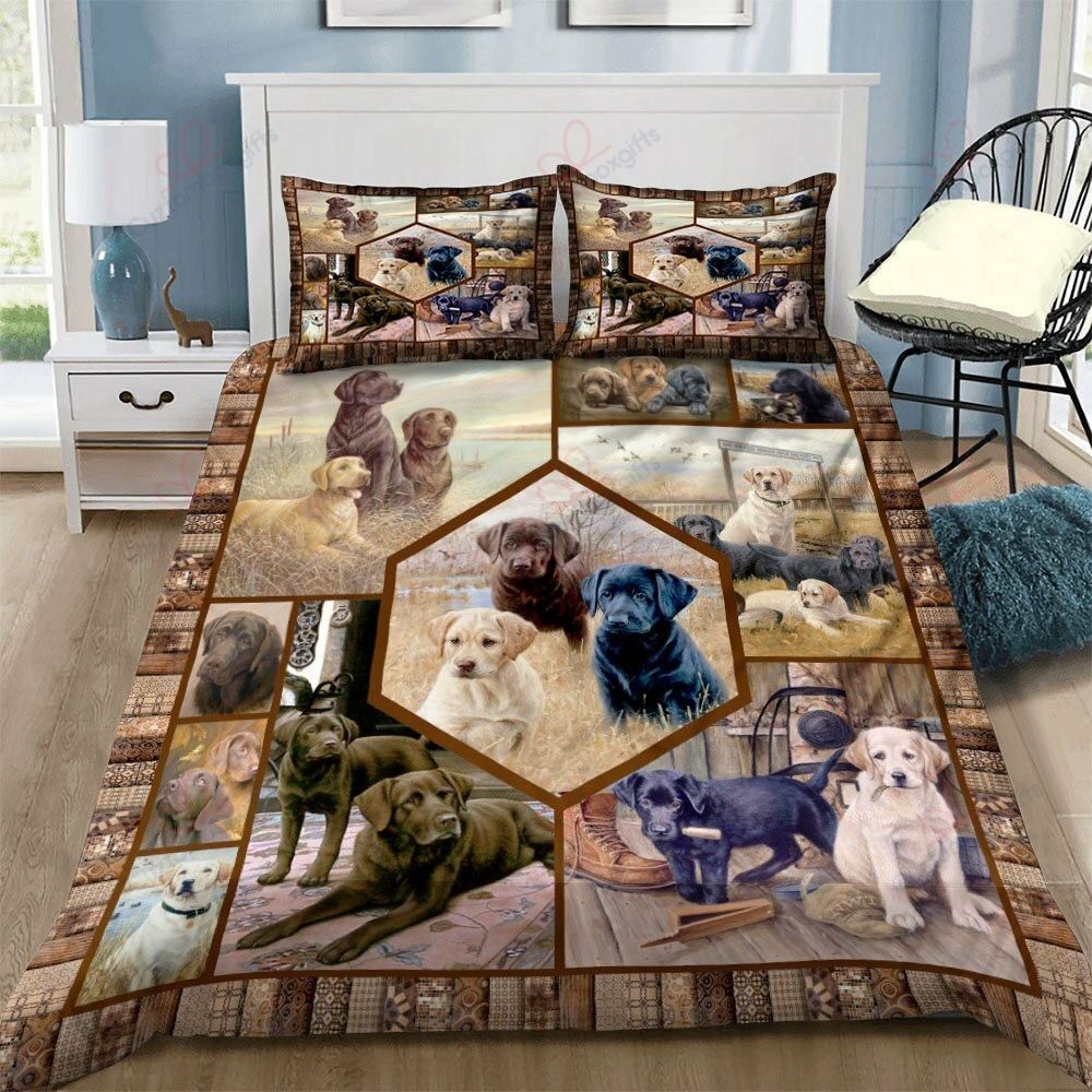Labrador Dogs Bedding Set