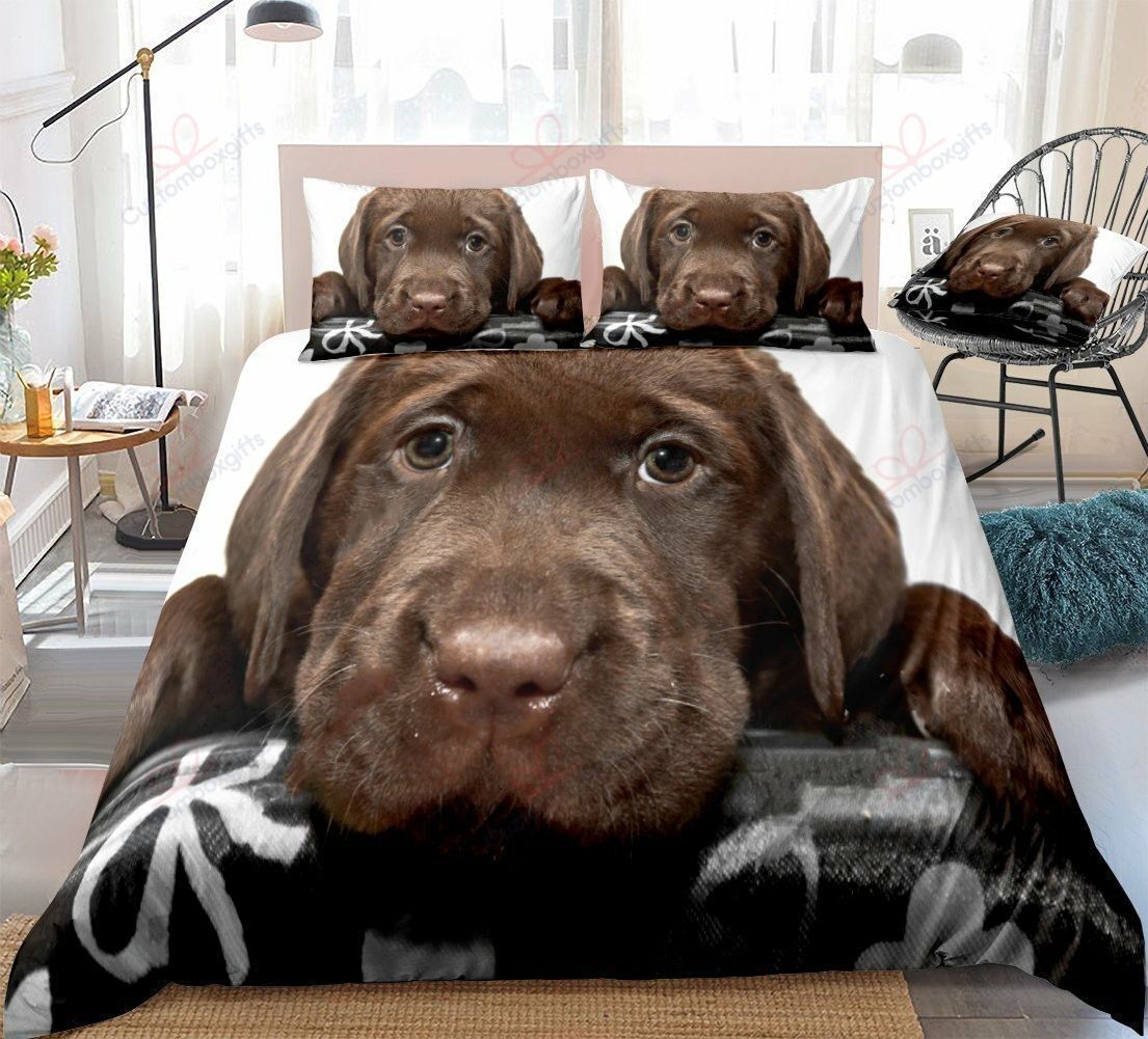 Labrador Face Bedding Set