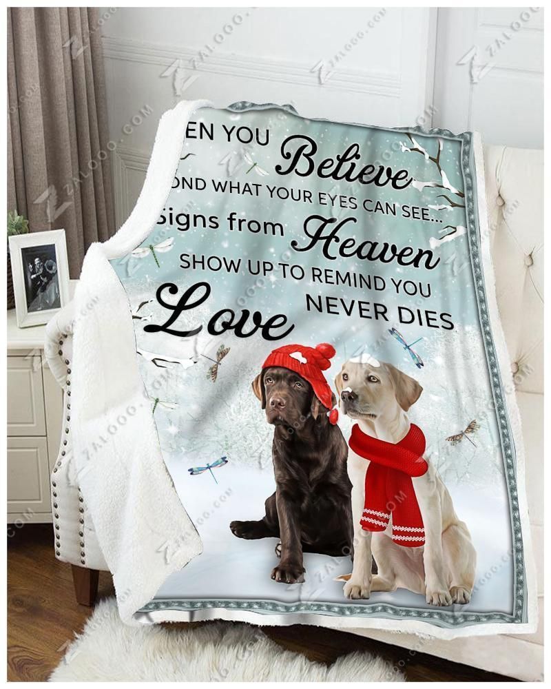 Labrador – Gift For Who Loves Dog Fleece Blanket