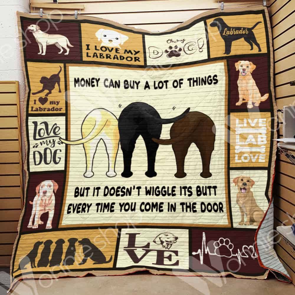 Labrador Retriever Dog CL15100233MDQ Quilt Blanket