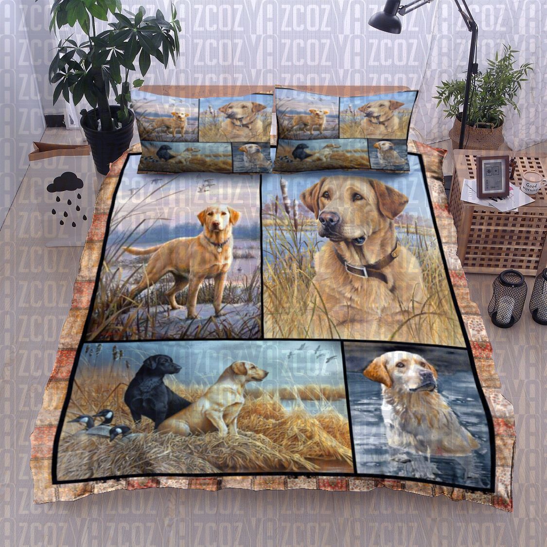 Labrador Retriever Dog Bedding Set