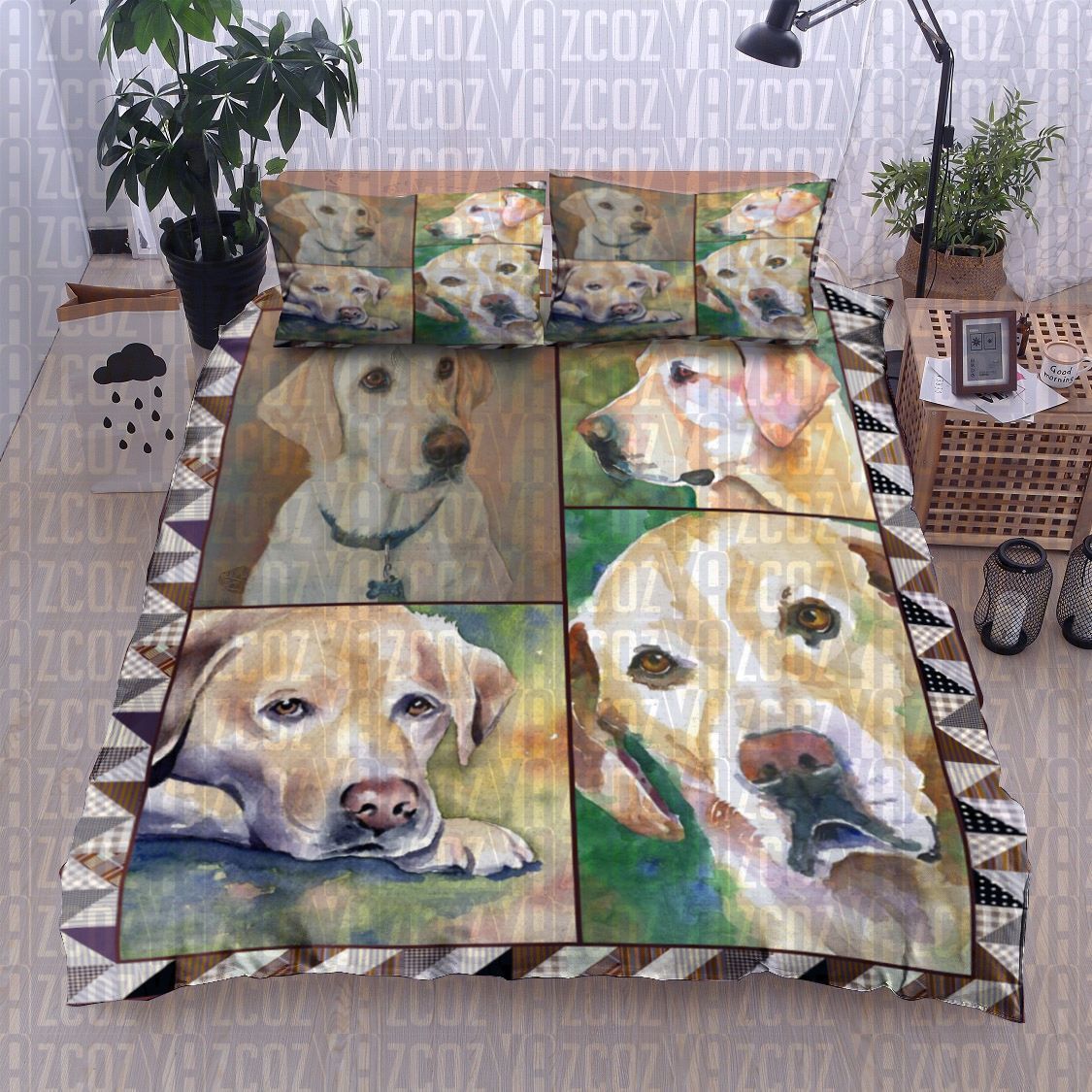 Labrador Retriever Dog Bedding Set