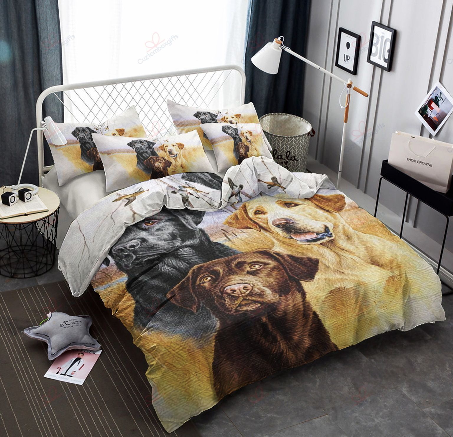 Labrador Retriever Dog Bedding Set