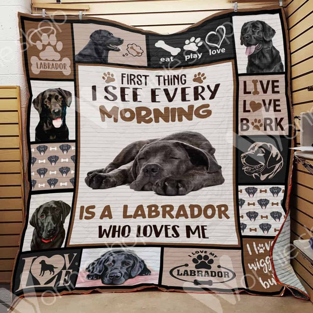 Labrador Retriever Dog LNT0312024 Quilt Blanket
